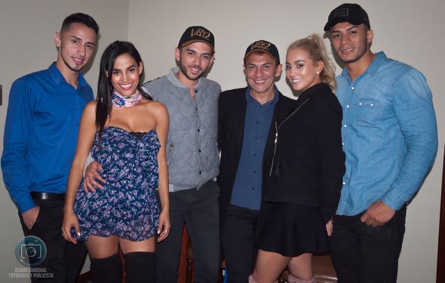 Jefferson, Catalina Hernández Borrero; Diseñadora de Modas, Alexander Mejía, Felipe Mojica, Jessy Rangel y Carlos Arbey Díaz.